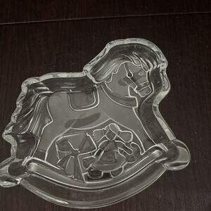 Mikasa Crystal Candy Dish Rocking Horse Glass (12022.00)